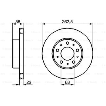 discos de freno coche - (BD228) Disco de freno BOSCH 0986478283