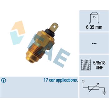 sistema electrico del motor - Sensor, temperatura del refrigerante FAE 31240