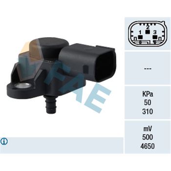 sistema electrico del motor - Sensor, presión colector de admisión FAE 15103