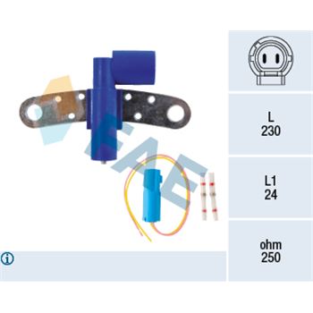 sistema electrico del motor - Generador de impulsos, cigüeñal FAE 79322
