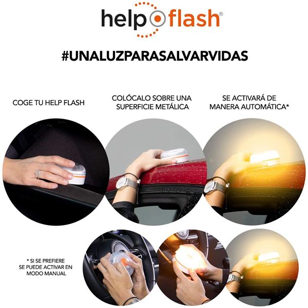 Help Flash V20 Luz de emergencia autónoma