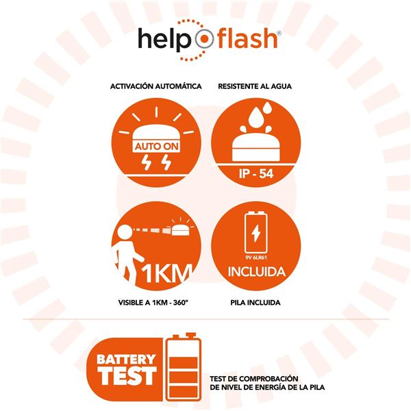 Help Flash: Luz de Emergencia para Coche