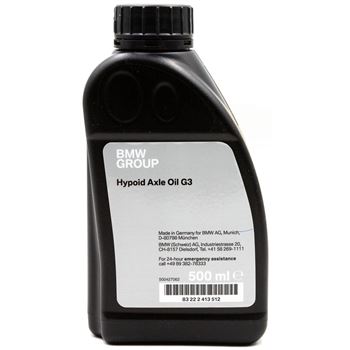 aceite cajas manuales coche - Aceite del diferencial Original BMW Hypoid Axle Oil G3 70w80 500ml 83222413512 (F40 G20 G30 G11 X1 X3 X5 MINI)