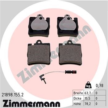 pastillas de freno coche - Juego de pastillas de freno ZIMMERMANN 218981552