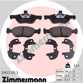 pastillas de freno coche - Juego de pastillas de freno ZIMMERMANN 219271752