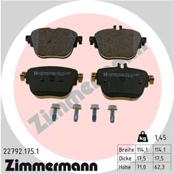 pastillas de freno coche - Juego de pastillas de freno ZIMMERMANN 227921751
