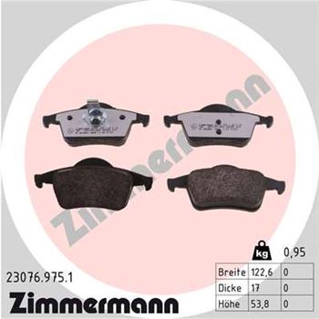 pastillas de freno coche - Juego de pastillas de freno ZIMMERMANN 230769751