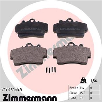 pastillas de freno coche - Juego de pastillas de freno ZIMMERMANN 219371559