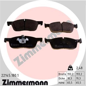 pastillas de freno coche - Juego de pastillas de freno ZIMMERMANN 221451801