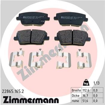 pastillas de freno coche - Juego de pastillas de freno ZIMMERMANN 228651652