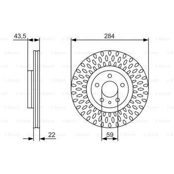 discos de freno coche - (BD1668) Disco de freno BOSCH 0986479558