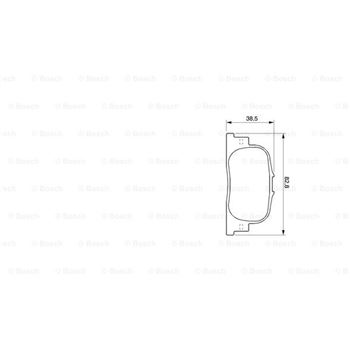 pastillas de freno coche - (BP441) Pastilla de freno BOSCH 0986424730