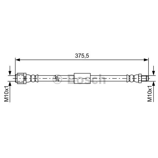 tubos flexibles de frenos - 1987481608LIFRWHGR00MM