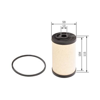 filtro de combustible coche - (N1158) Filtro de combustible BOSCH 1457431158