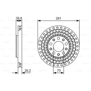 discos de freno coche - (BD 2181) Disco de freno BOSCH 0986479C42