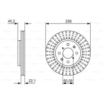 discos de freno coche - (BD1618) Disco de freno BOSCH 0986479788