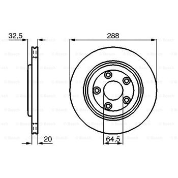 discos de freno coche - (BD687) Disco de freno BOSCH 0986478777