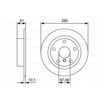 discos de freno coche - (BD2413) Disco de freno BOSCH 0986479C92