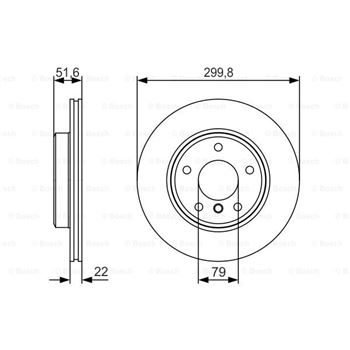 discos de freno coche - (BD1931) Disco de freno BOSCH 0986479S32