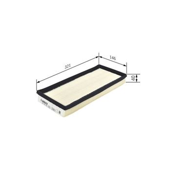 filtro de aire coche - (S0452) Filtro de aire BOSCH F026400452