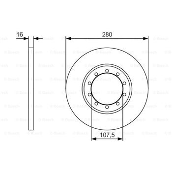 discos de freno coche - Disco de freno BOSCH 0986479R92