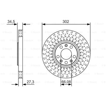 discos de freno coche - (BD2148) Disco de freno BOSCH 0986479A88