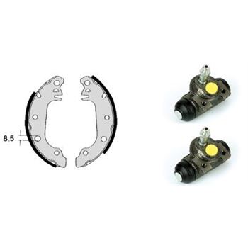forro zapata de freno - Kit de tambor de freno BREMBO H24005