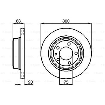 discos de freno coche - (BD263) Disco de freno BOSCH 0986478320