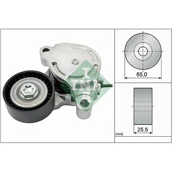 rodillo tensor correa nervada - Brazo tensor, correa poli V INA 534 0571 10