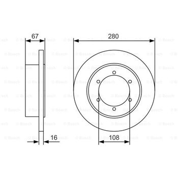 discos de freno coche - (BD 2154) Disco de freno BOSCH 0986479A94