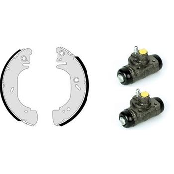 forro zapata de freno - Kit de tambor de freno BREMBO H24052