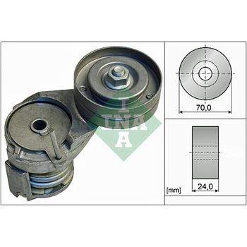 rodillo tensor correa nervada - Brazo tensor, correa poli V INA 534 0138 30