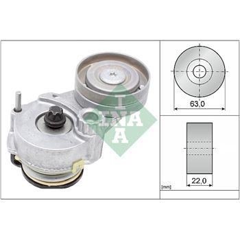 rodillo tensor correa nervada - Brazo tensor, correa poli V INA 534 0147 10