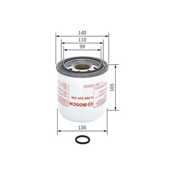 filtro secador de aire - (Z8256) Filtro deshumectante BOSCH 0986628256