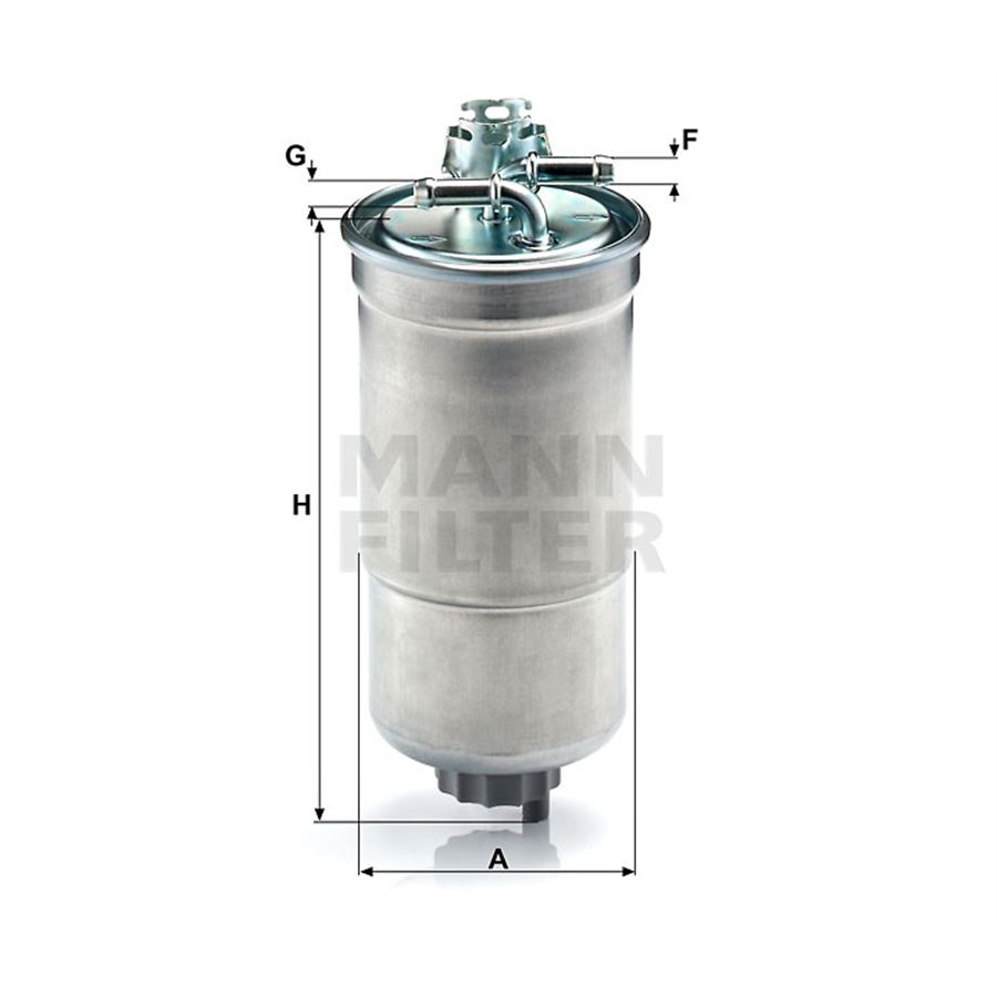 Mann Filter Wk 829/4 Filtro De Combustible MANN-FILTER WK 829/4 - Protección Fiable Para El Motor De Tu Coche Filtro Calidad Original Desgaste