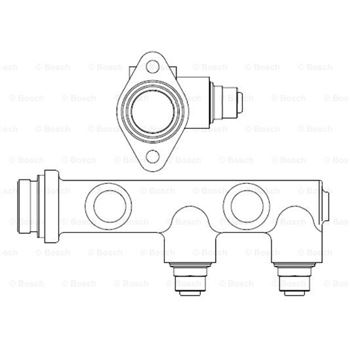 cilindro principal frenado - Cilindro principal de freno BOSCH F026003001