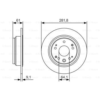 discos de freno coche - (BD 2151) Disco de freno BOSCH 0986479A91