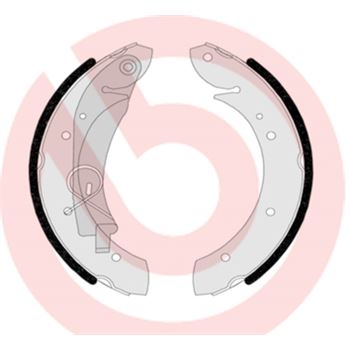 forro zapata de freno - Juego de 4 zapatas de freno BREMBO S61524