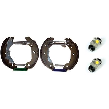 forro zapata de freno - Kit de frenos premontados traseros BREMBO K23047