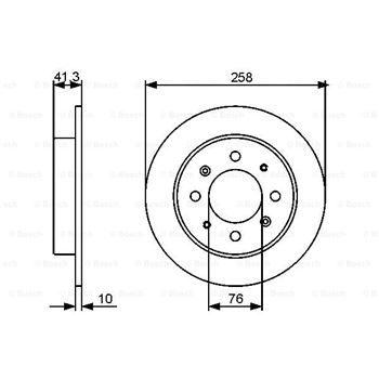 discos de freno coche - (BD1272) Disco de freno BOSCH 0986479462