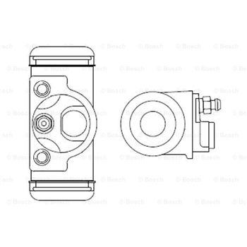 cilindro de rueda - Cilindro de freno de rueda BOSCH F026002372