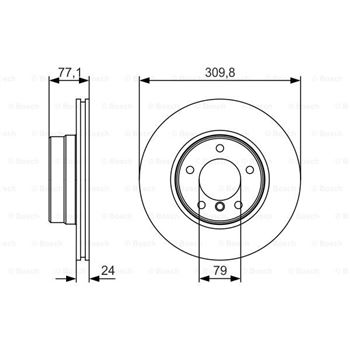 discos de freno coche - (BD1928) Disco de freno BOSCH 0986479S29