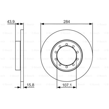 discos de freno coche - (BD1721) Disco de freno BOSCH 0986479A34
