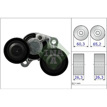 rodillo tensor correa nervada - Brazo tensor, correa poli V INA 534 0482 10