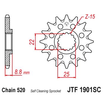 JTF1901-13SC Front Sprocket_02