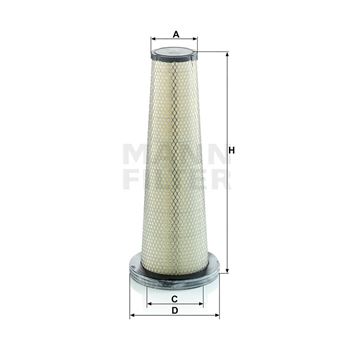 filtro de aire coche - Filtro de aire complementario MANN CF 21 002