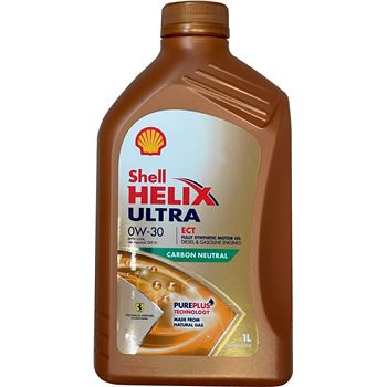 aceite de motor coche - Shell Helix Ultra ECT 0w30 1L (LL04)