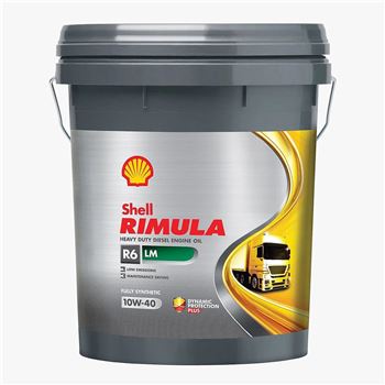 aceite de motor vehiculo comercial y pesado - Aceite de camión Shell Rimula R6 LM 10w40 20L