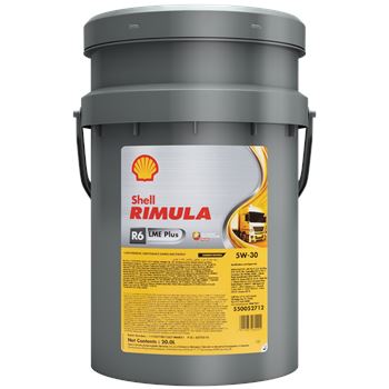 aceite de motor vehiculo comercial y pesado - Shell Rimula R6 LME Plus 5w30 20L