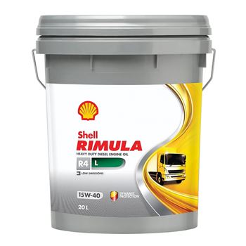 aceite de motor vehiculo comercial y pesado - Shell Rimula R4 L 15w40 20L